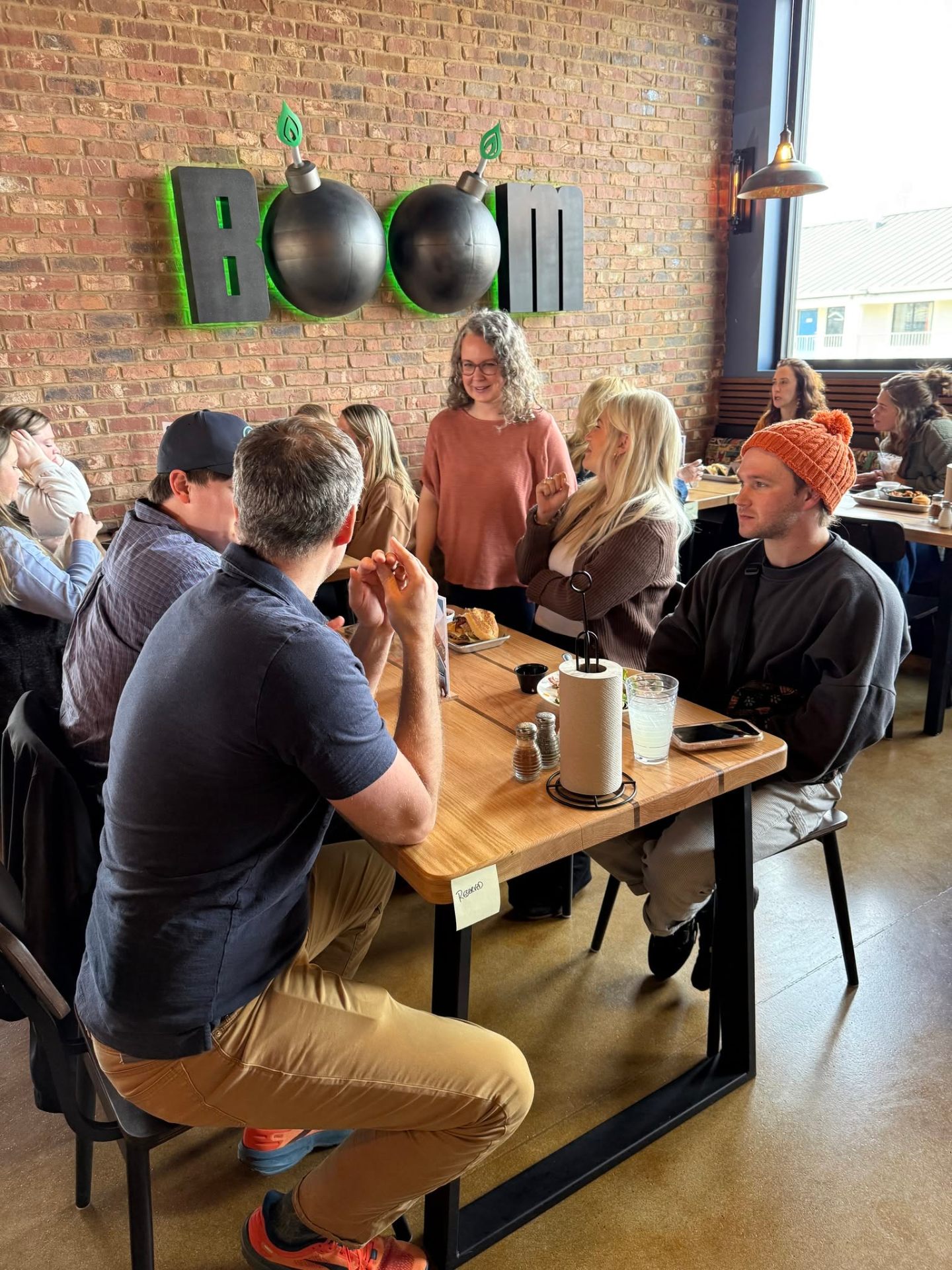 Chamber members connecting over lunch